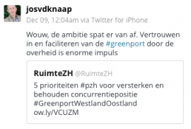 tweet Jos van der Knaap