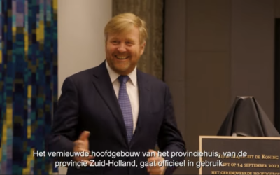Koning opent nieuw provinciehuis Zuid-Holland