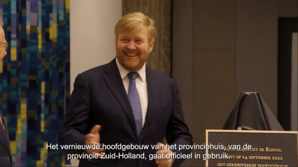 Koning Willem Alexander opent provinciehuis