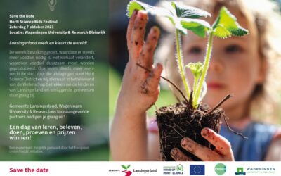 Horti Science Kidz Festival bij Wageningen University & Research in Bleiswijk