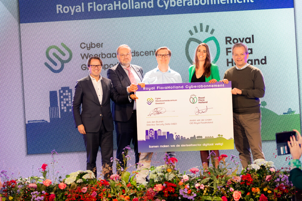 Lancering Royal FloraHolland Cyberabonnement Cyberweerbaarheidscentrum Greenport