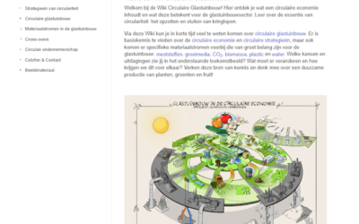 WUR lanceert Wiki Circulaire Glastuinbouw 