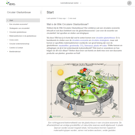WUR lanceert Wiki Circulaire Glastuinbouw 