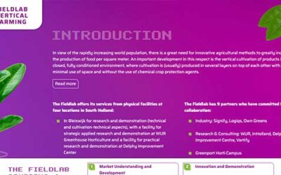 Website Fieldlab Vertical Farming live