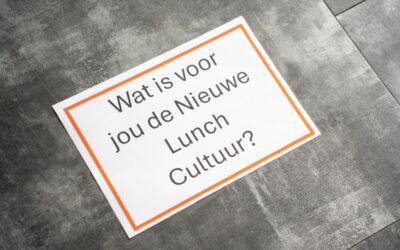 Inspiratiesessies over Nieuwe Lunch Cultuur